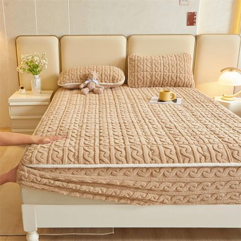 Ultra Soft Cotton Quilted 100% Waterproof Mattress Protector For Double Bed (Dark Skin)