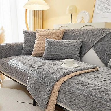Couch Cover Sofa Covers, Anti Slip Sofa Slipcover (Grey)